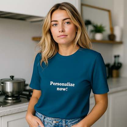 Premium Dames T-shirt - Blauw